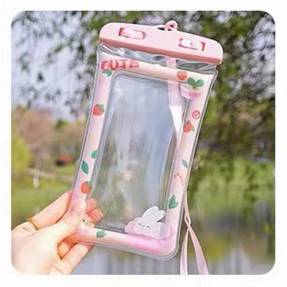 Mobile phone waterproof bag with airbag touch screen drifting swimming equipment underwater photography special mobile phone bag