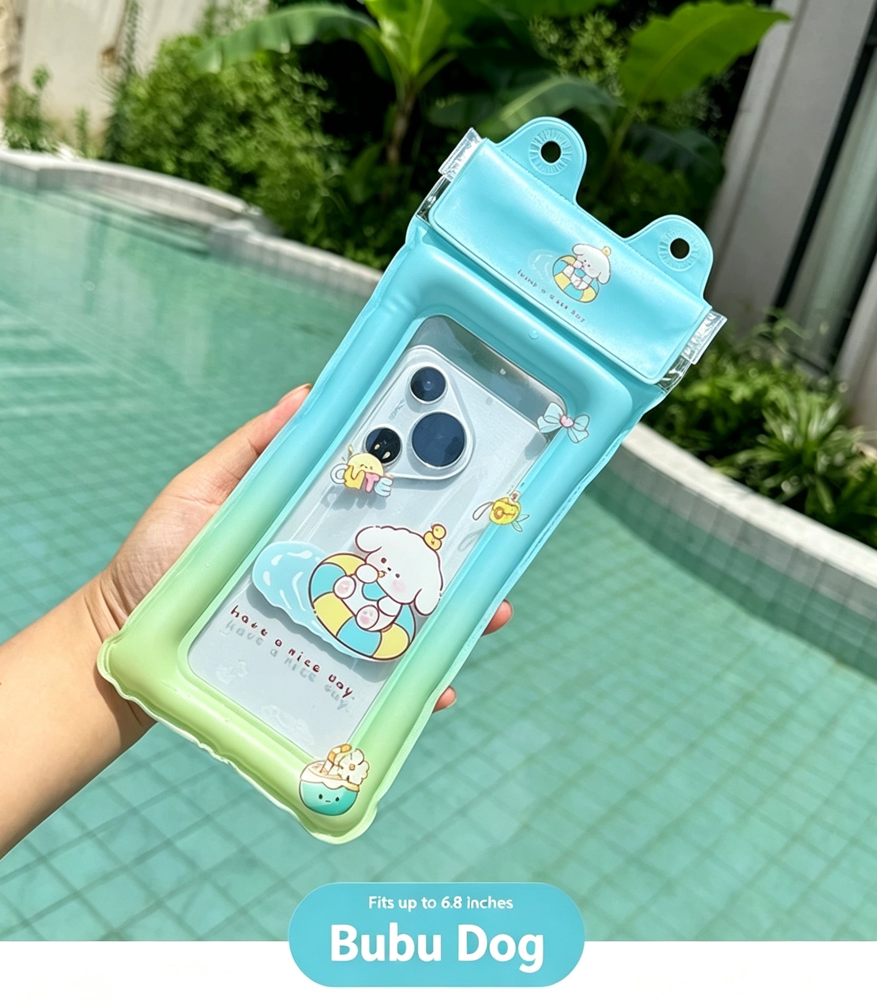 Mobile phone waterproof bag Festival items can be touched screen swimming special waterproof sealing can cross the lanyard to take photos drifting snorkeling airbaag cover