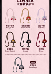 (Cat101082)phone lanyard Skullpanda You Found Me series phone lanyard