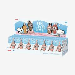 (N-Z)Labubu v4 The Monsters Pin for Love Series-Vinyl Plush Pandent Blind Box(Cat101)