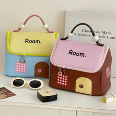 Makeup bag Women's cosmetics storage bag portable large-capacity waterproof toiletry bagsubdivision
