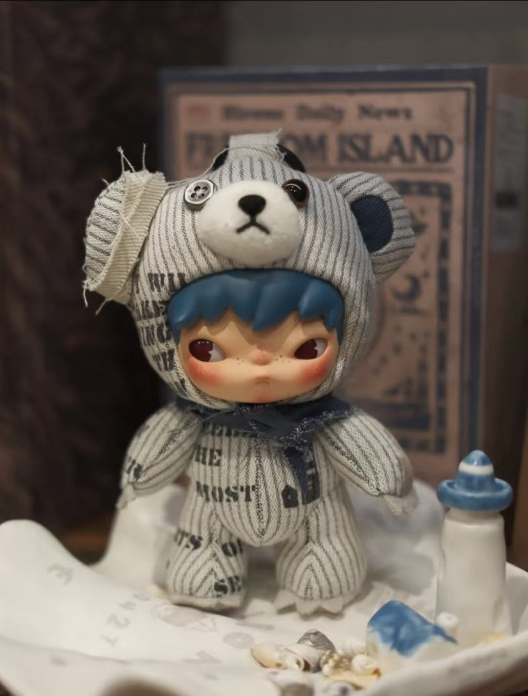 Hirono Freedom Island Plush Doll hirono Pendant(cat104)