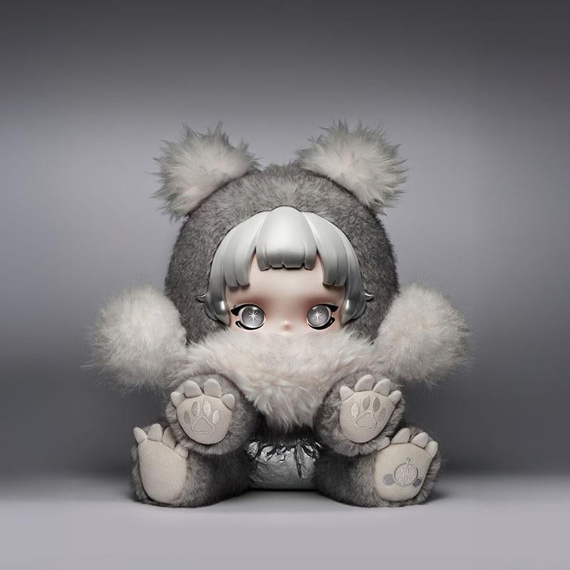 POP MART SKULLPANDA Punk skullpanda plush（cat126）