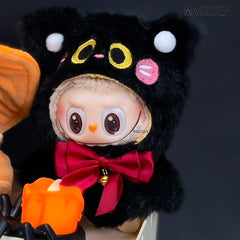 Halloween Black Cat Costume for 17cm Dolls Clothes