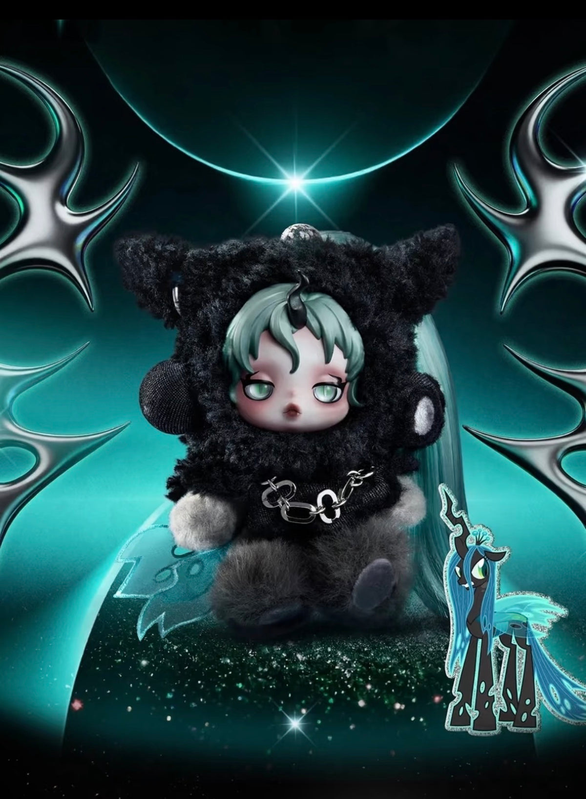 My little Pony Skullpanda plush blindbox series(cat107)