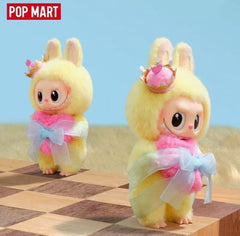 Labubu Let’scheckmate Queen plush doll small one 18cm doll Close to yellow