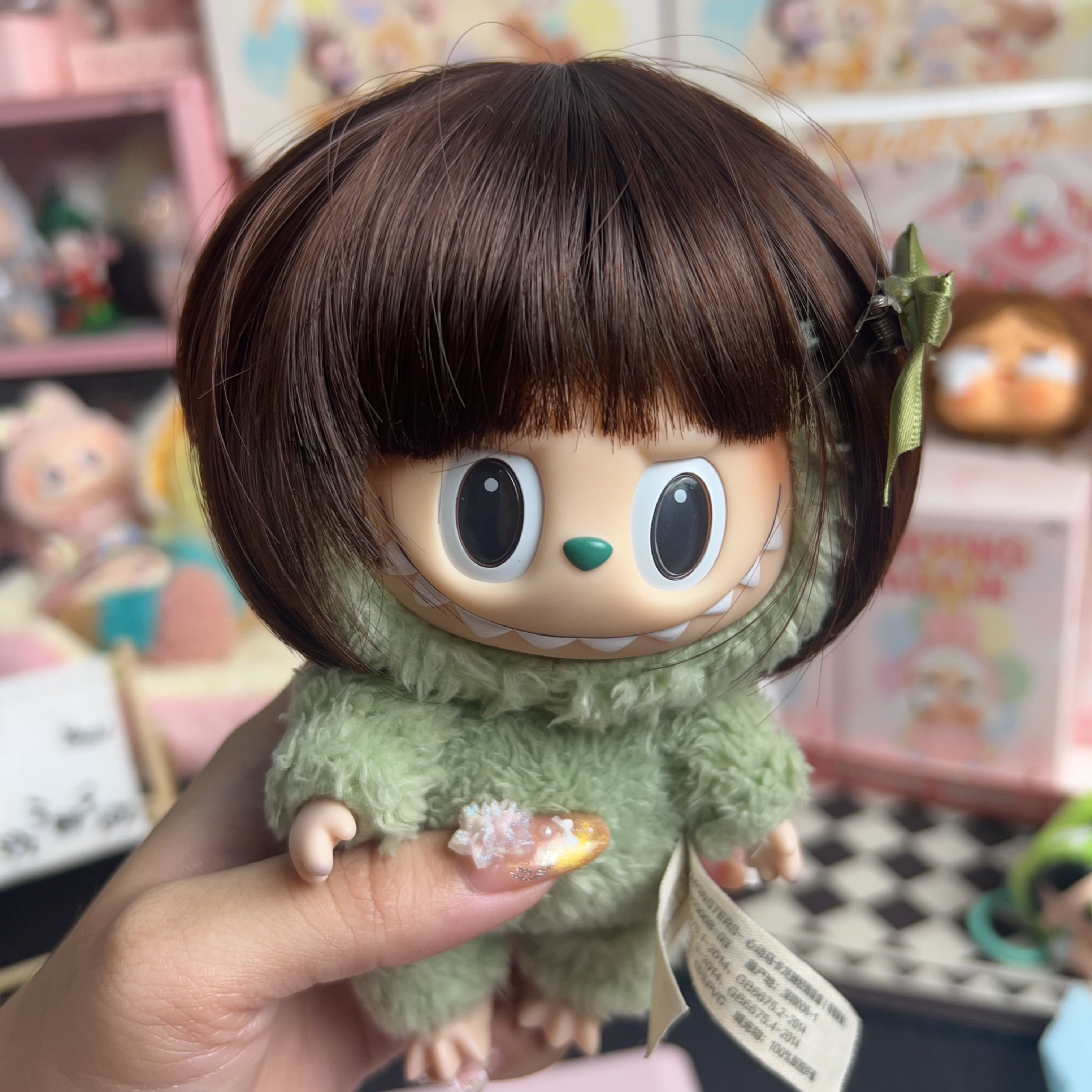 Funny Wig For Labubu