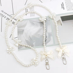 1.2m Pearl Bow Strap For Dolls/Side Bag