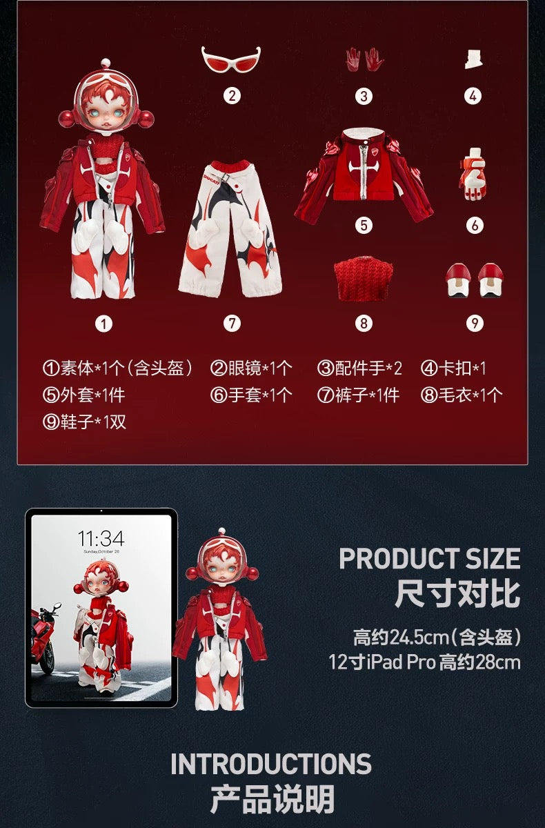 (Cat10164)SKULLPANDA × Ducati Mobile Doll