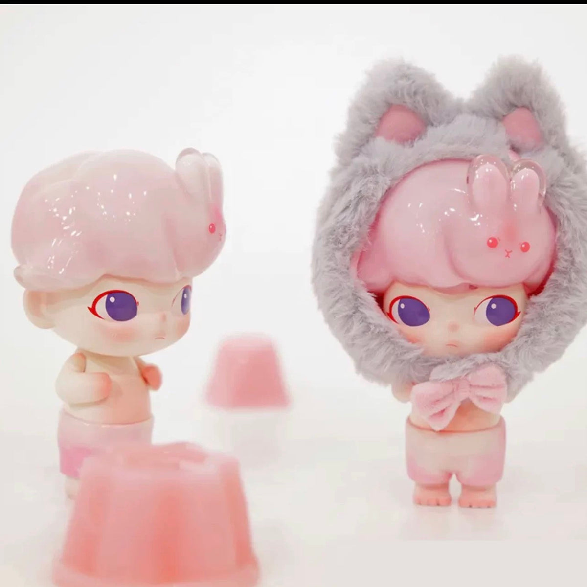 （Cat10165）dimoo world SAKURA JELLY & COFFEE PANACOTTA and Siamese Cat