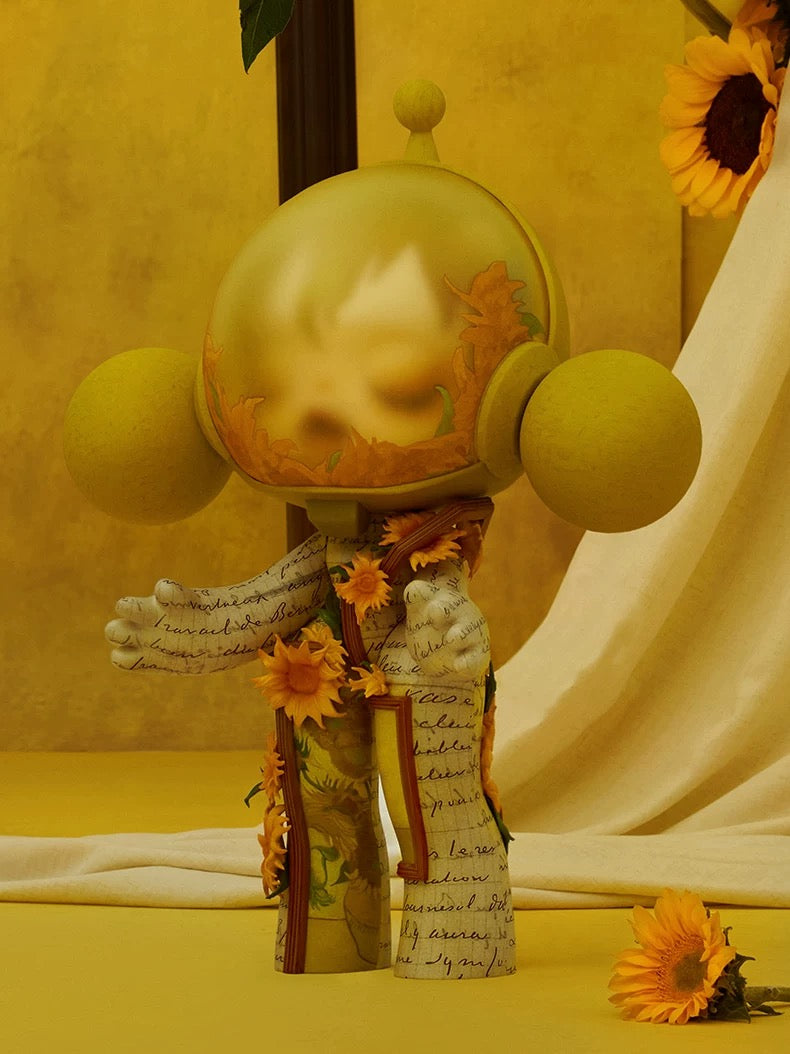 (Cat10051) MEGA SPACE Molly 400% Van Gogh Museum Sunflower