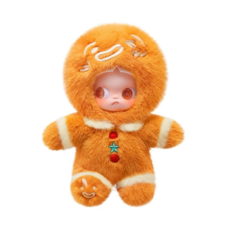 （cat0169）POPMART  Zsiga Gingerbread Man 1/8 Mobile Doll Plush Handmade Ornament