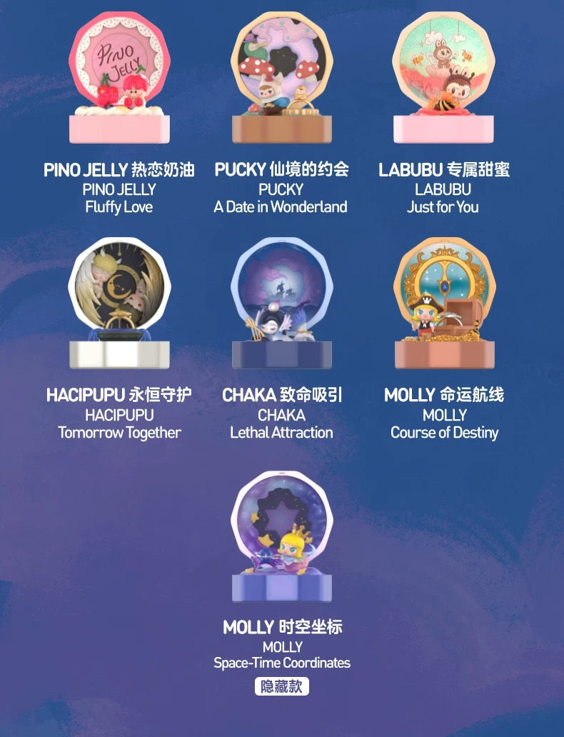 (Cat10129)POPMART Romantic Ring Box series 4 Scene sets