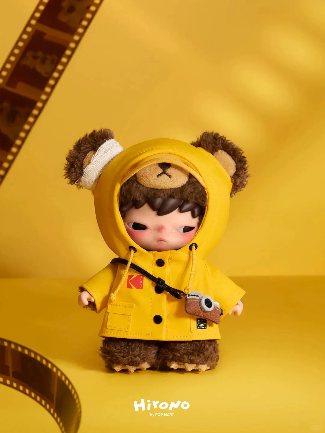 Hirono x Kodak Korea Limited hang card Plush hirono pendant Pre Order (Cat103)