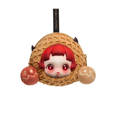 (Cat101081)Earphone case Skullpanda You Found Me series plush earphone case
