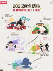 Pucky x SKULLPANDA "Ni Hao Shanghai" (Shanghai Exclusive) skullpanda figure（cat133）