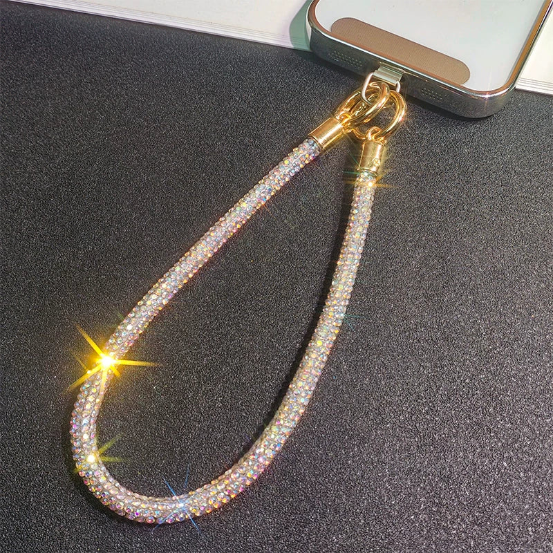 Luxury Handmade Rhinestone Phone Chain with Double Buckles 💎——US