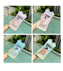 Mobile phone waterproof bag Festival items can be touched screen swimming special waterproof sealing can cross the lanyard to take photos drifting snorkeling airbaag cover