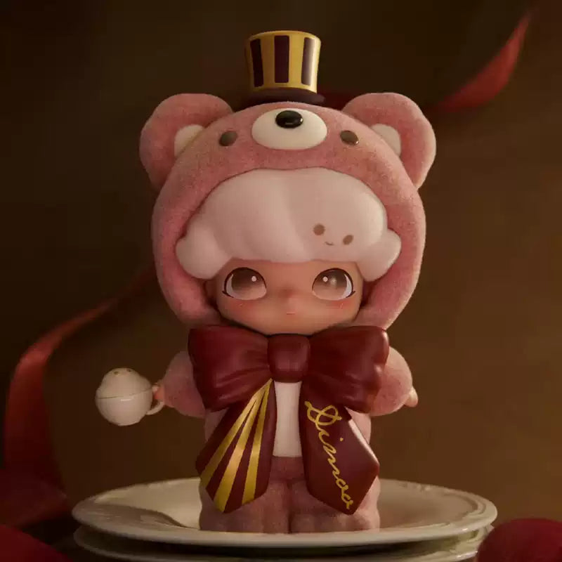 (Cat10201)Dimoo Figure Strawberry latte bear figure
