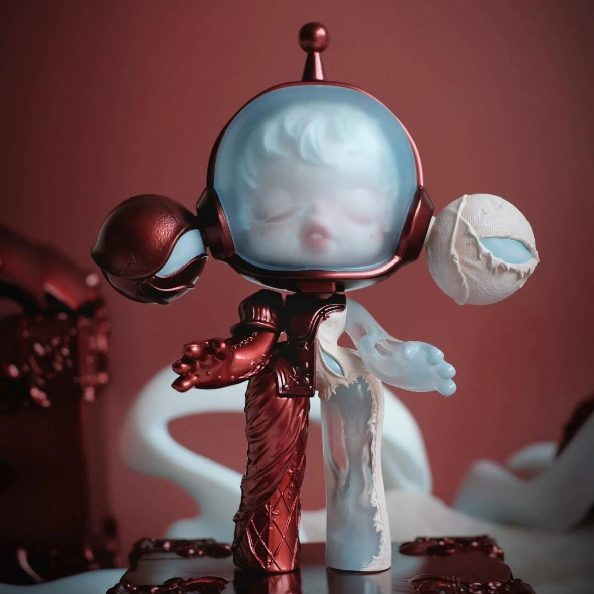 skullpanda Fade shanghai PTS Expo Exclusive skullpanda limited figure(cat156)