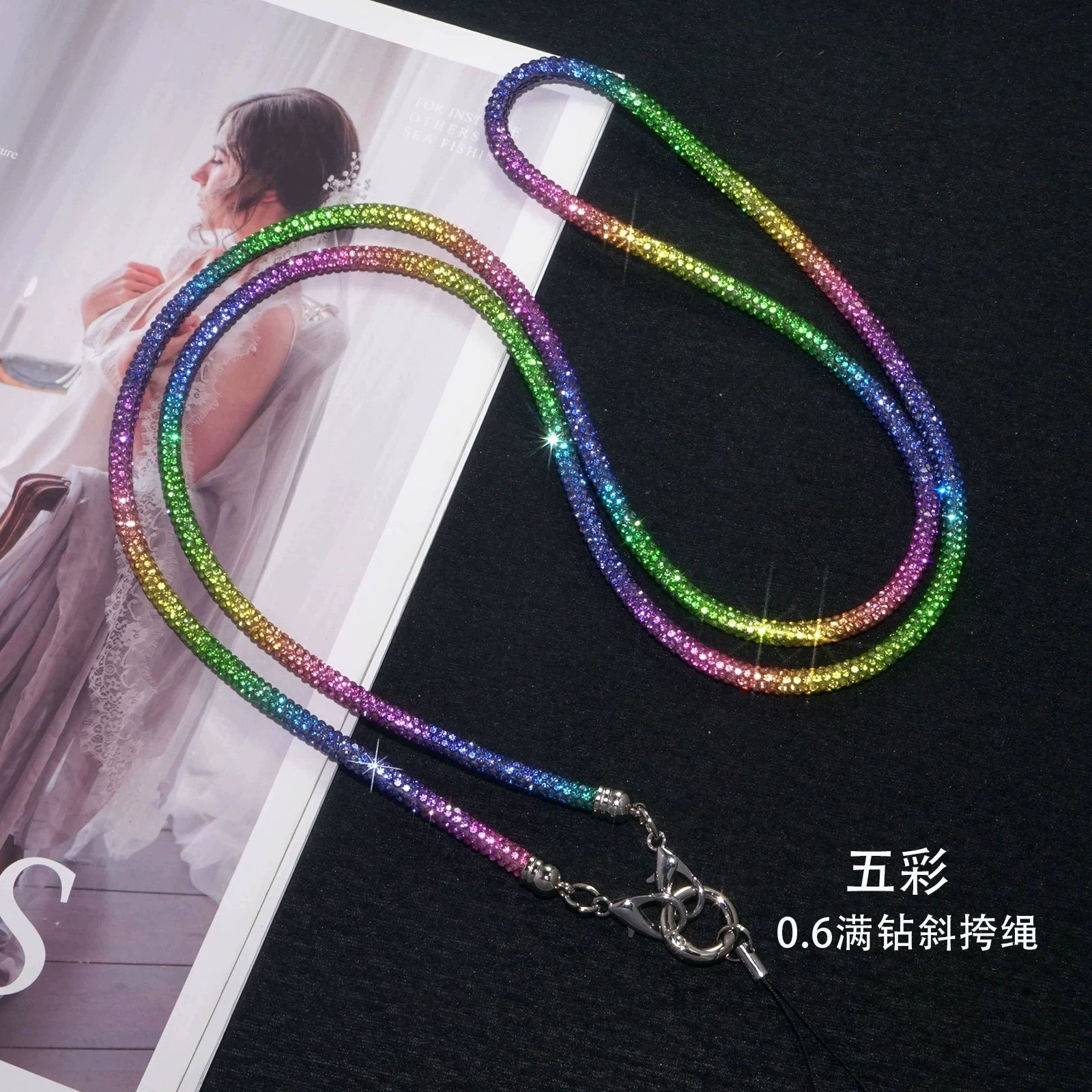 Luxury Bling Rhinestone Crossbody Chain ✨——US