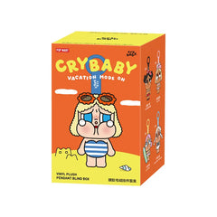 (Cat10138)Crybaby Vacation Mode on plush vinyl series pendant
