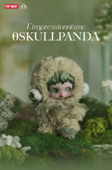 SkullPanda v2 L impressionnisme plush blind box skullpanda plush blindbox(Cat129)
