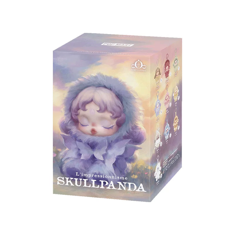SkullPanda v2 L impressionnisme plush blind box skullpanda plush blindbox(Cat129)