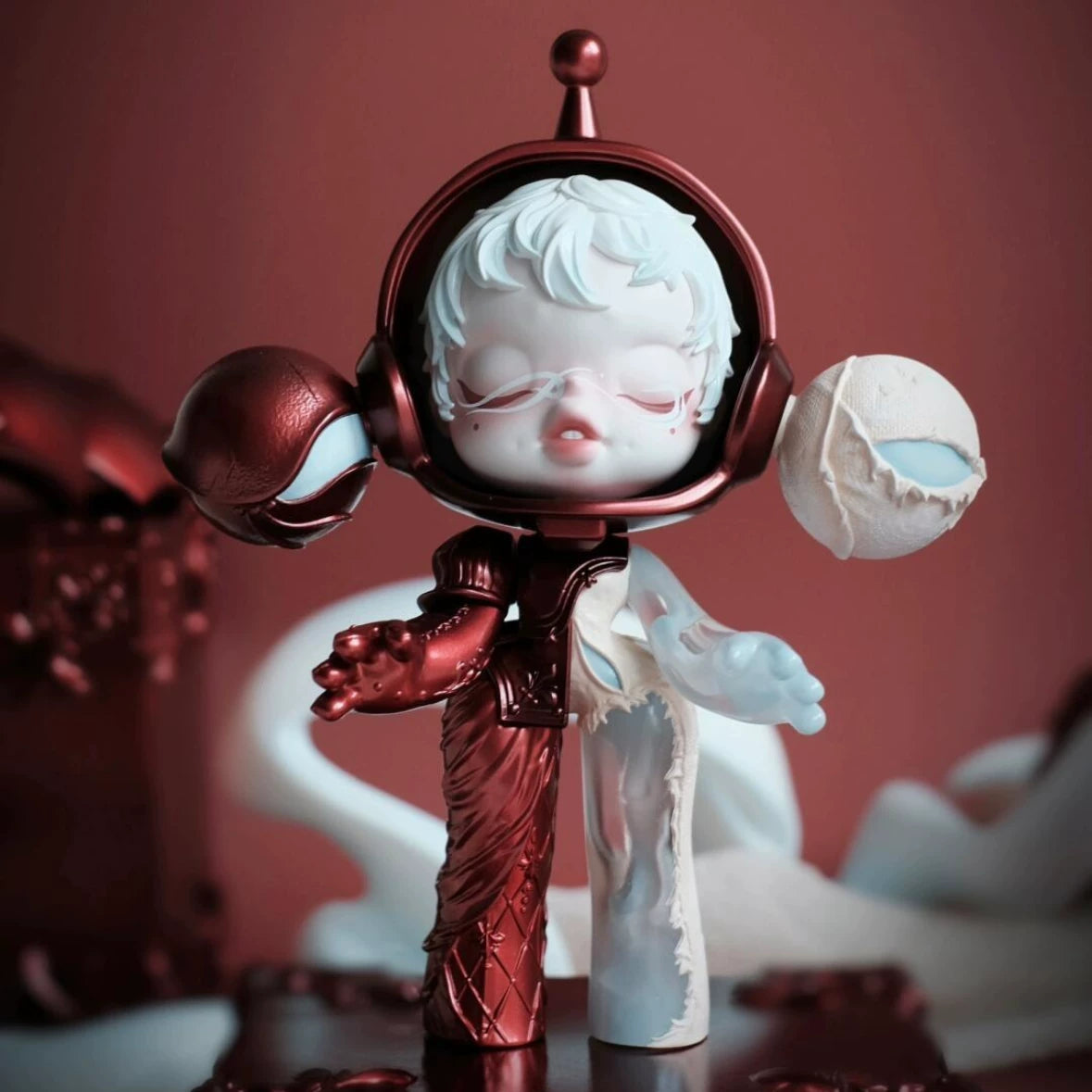 skullpanda Fade shanghai PTS Expo Exclusive skullpanda limited figure(cat156)