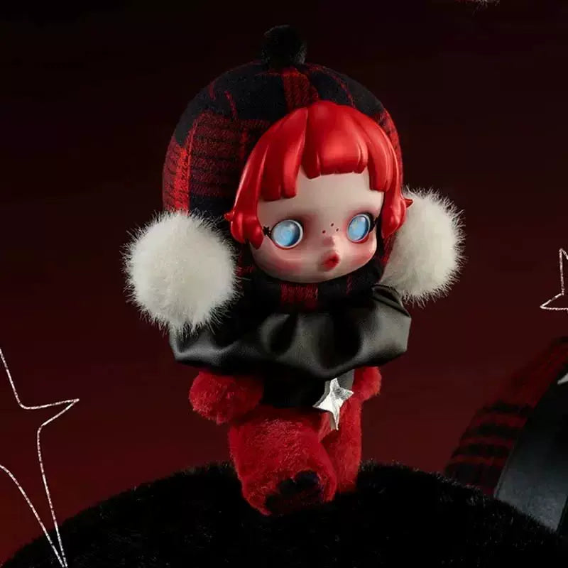 SKULLPANDA  V1 Winter Symphony plush doll blind box skullpanda plush blindbox(Cat142)