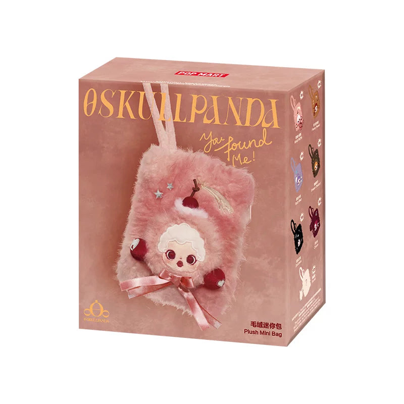 (Cat101081)Earphone case Skullpanda You Found Me series plush earphone case