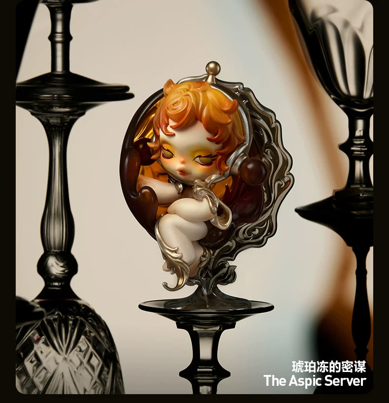 (Cat1372)pendant set Skullpanda the feast begins pendant set