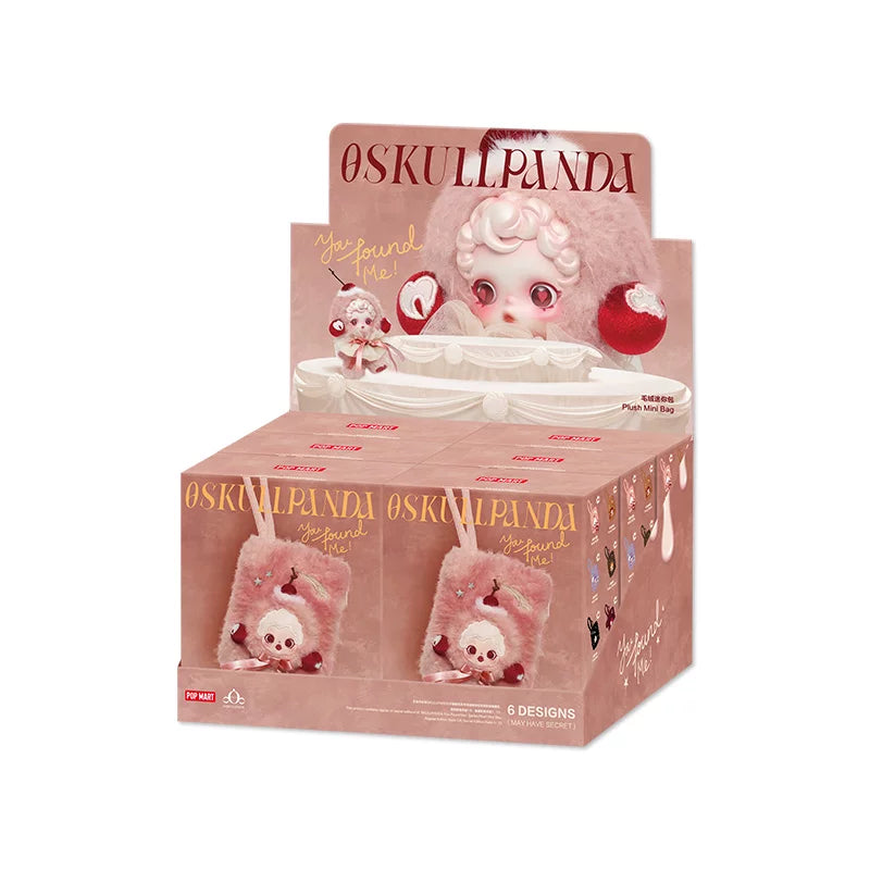 (Cat101081)Earphone case Skullpanda You Found Me series plush earphone case
