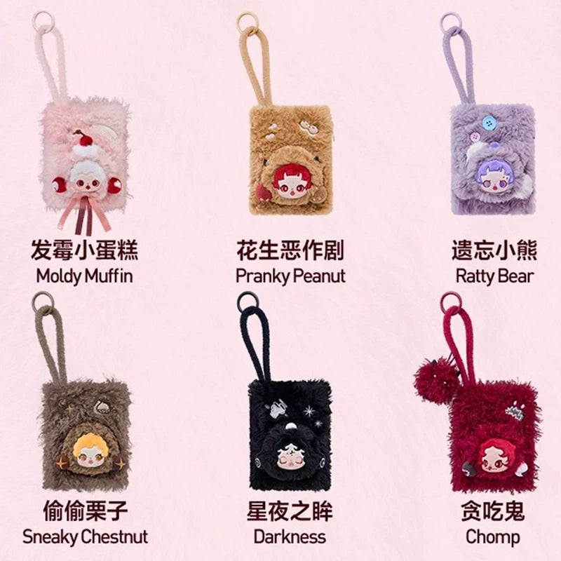 (Cat101081)Earphone case Skullpanda You Found Me series plush earphone case