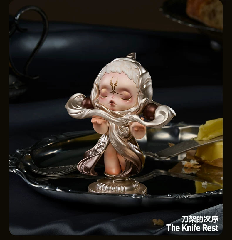 (Cat1372)pendant set Skullpanda the feast begins pendant set