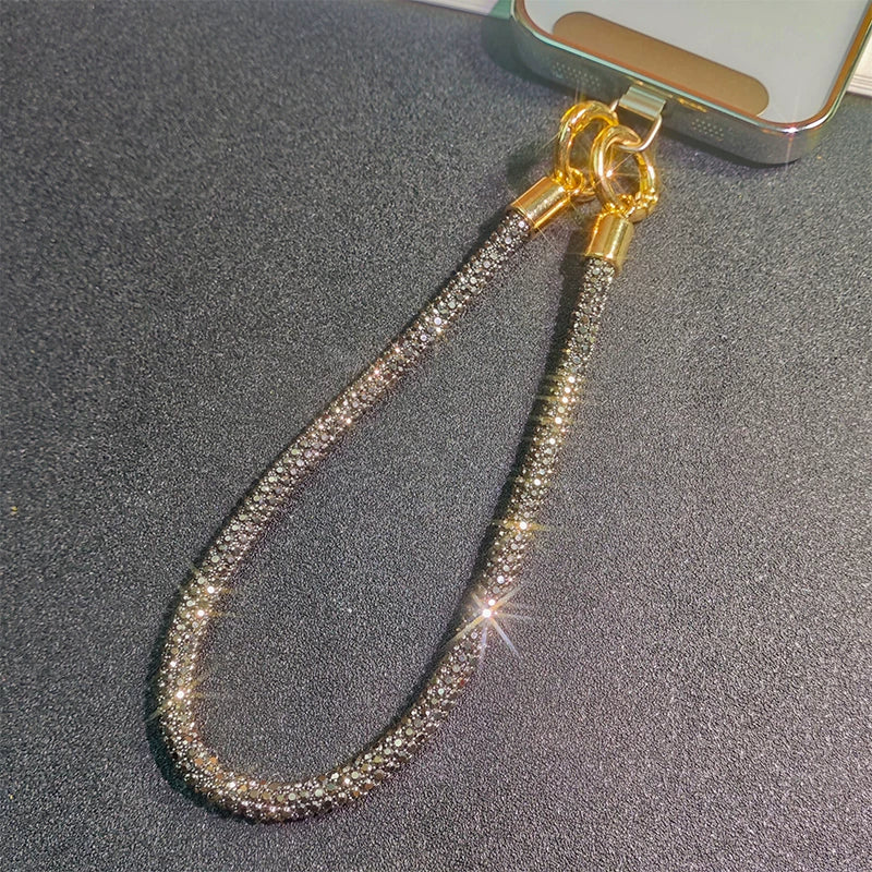 Luxury Handmade Rhinestone Phone Chain with Double Buckles 💎——US