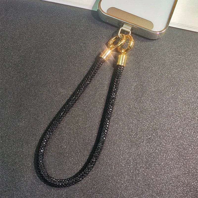 Luxury Handmade Rhinestone Phone Chain with Double Buckles 💎——US