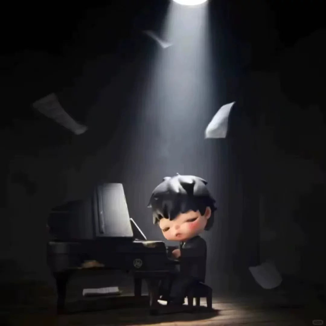 (Cat10096)Hirono  The Pianist figure