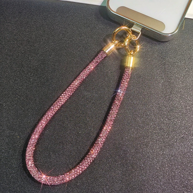 Luxury Handmade Rhinestone Phone Chain with Double Buckles 💎——US