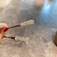 Bling Rhinestone Long Handle Coffee Spoon ✨ Cute Stainless Steel Stirrer——US
