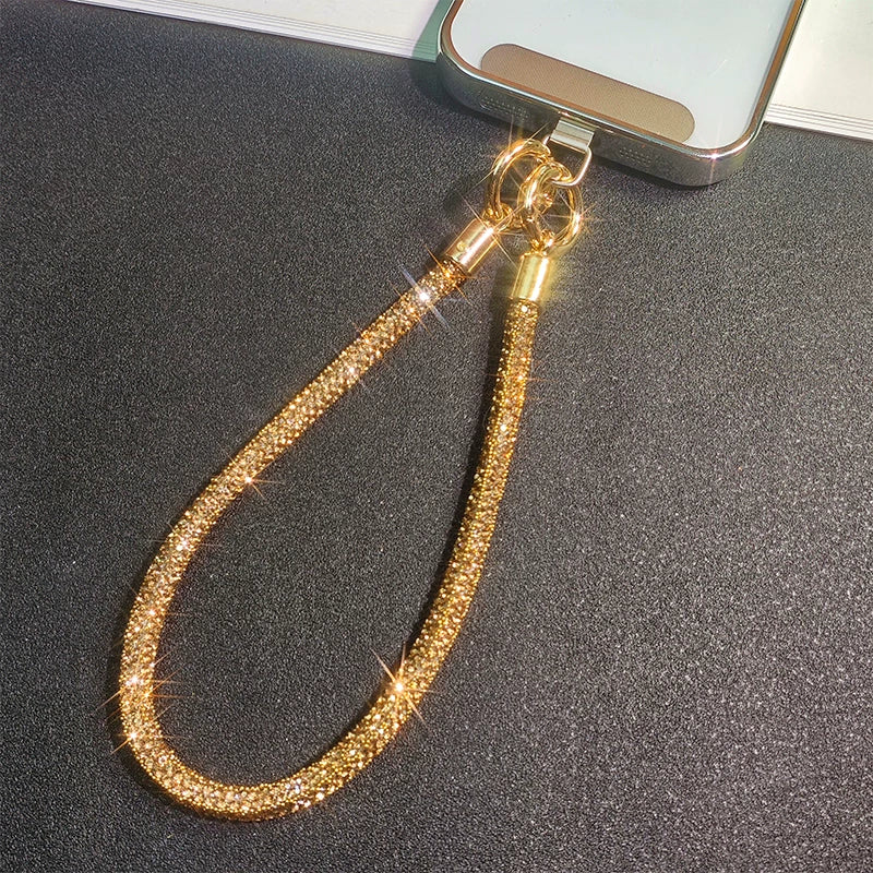 Luxury Handmade Rhinestone Phone Chain with Double Buckles 💎——US