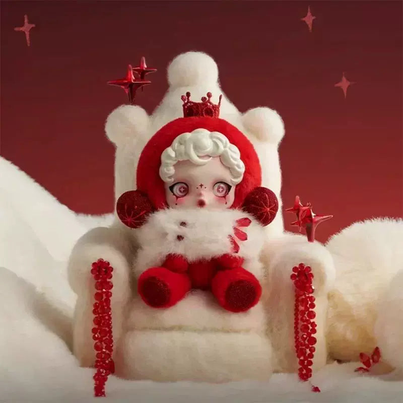 SKULLPANDA  V1 Winter Symphony plush doll blind box skullpanda plush blindbox(Cat142)