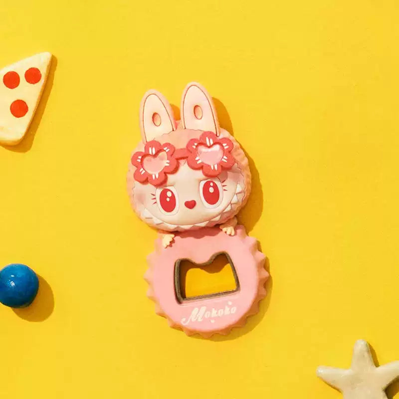 (Cat10107)The Monsters Jump into Summer Series- Bottle Opener Fridge Magnet