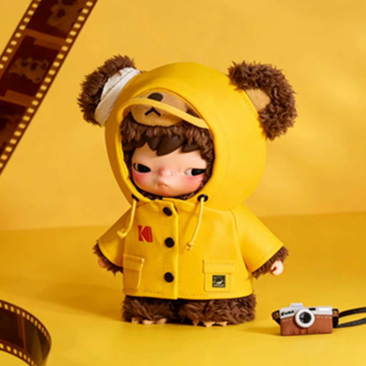 Hirono x Kodak Korea Limited hang card Plush hirono pendant Pre Order (Cat103)
