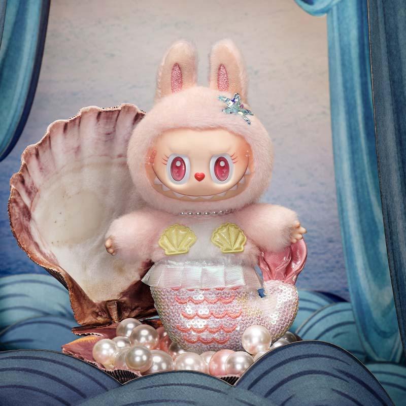 Wholesale Flying LABUBU series Mermaid Plush Vinyl Doll pendant Mokoko Figure(Cat102)