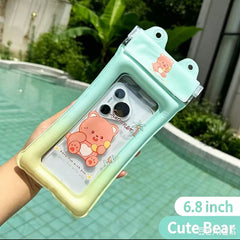 Mobile phone waterproof bag can be touched screen swimming special waterproof sealing can cross the lanyard to take photos drifting snorkeling airbaag cover