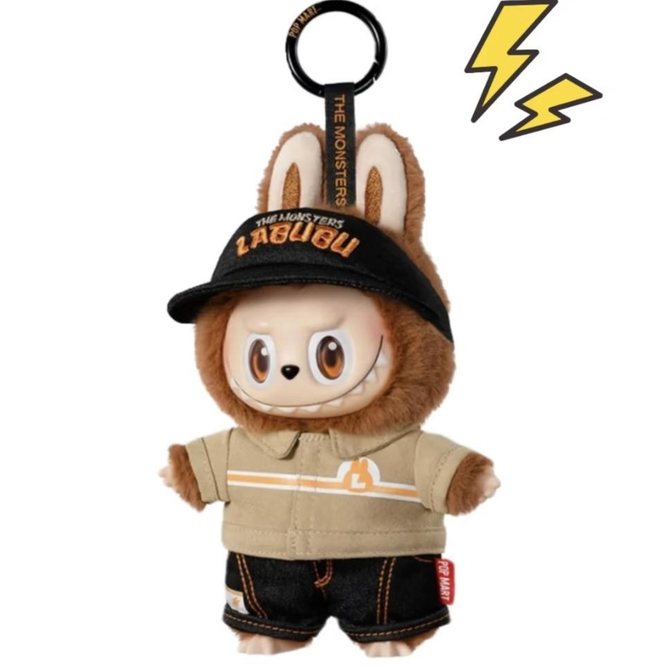 (Cat10072)The Naughty Cashier or Manager labubu Wacky Mart series limited Vinyl Plush Blister Pack