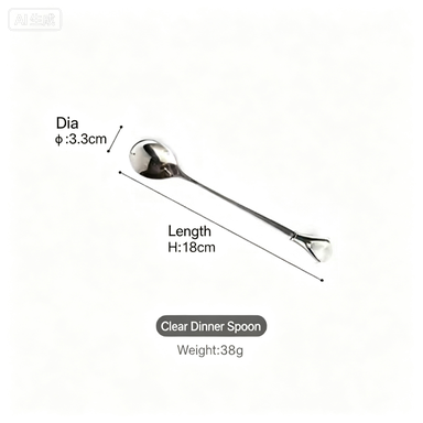 Authentic diamond stainless steel long handle stirring spoon coffee spoon cute crystal dessert spoon fruit fork cake fork