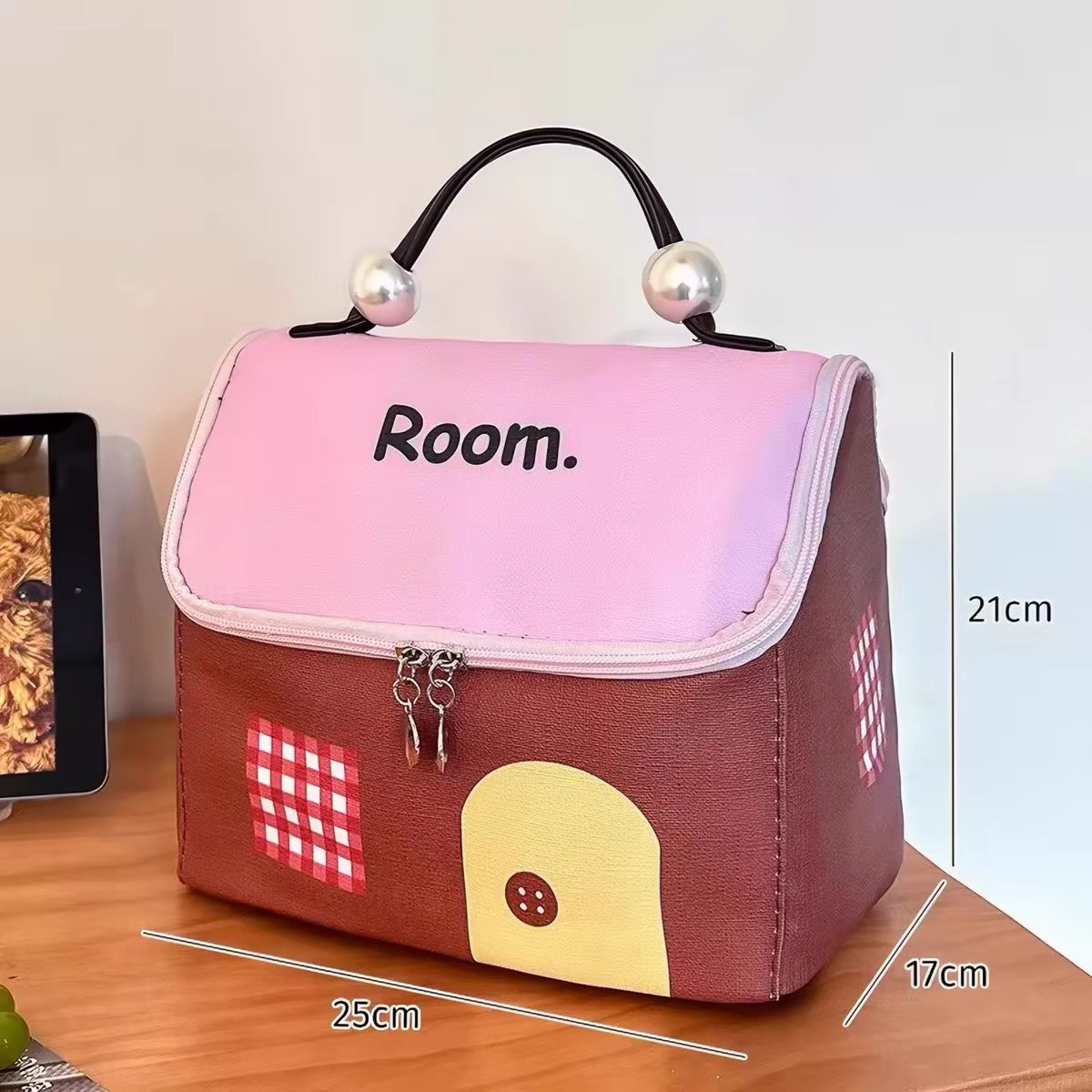 Makeup bag Women's cosmetics storage bag portable large-capacity waterproof toiletry bagsubdivision