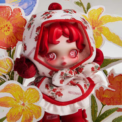 SKULLPANDA Amid Flowers skullpanda plush Doll Pendant（cat113）